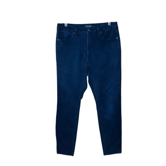 MAX JEANS Black High Rise Skinny Jeans 8 - Picture 1 of 9